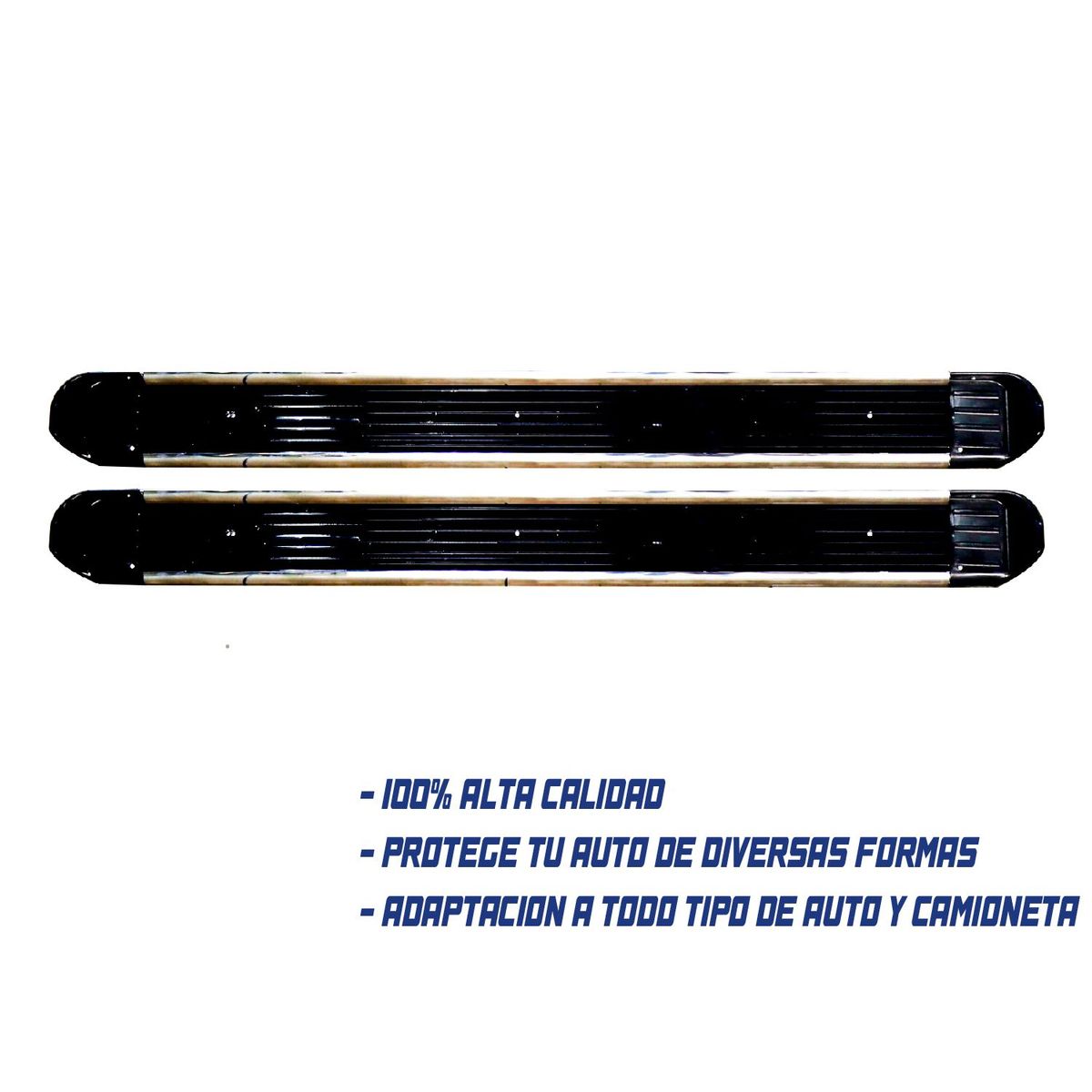 GENERICO - ESTRIBO SOPORTE ESCALON APOYO PELDAÑO DE ALUMINIO NEGRO