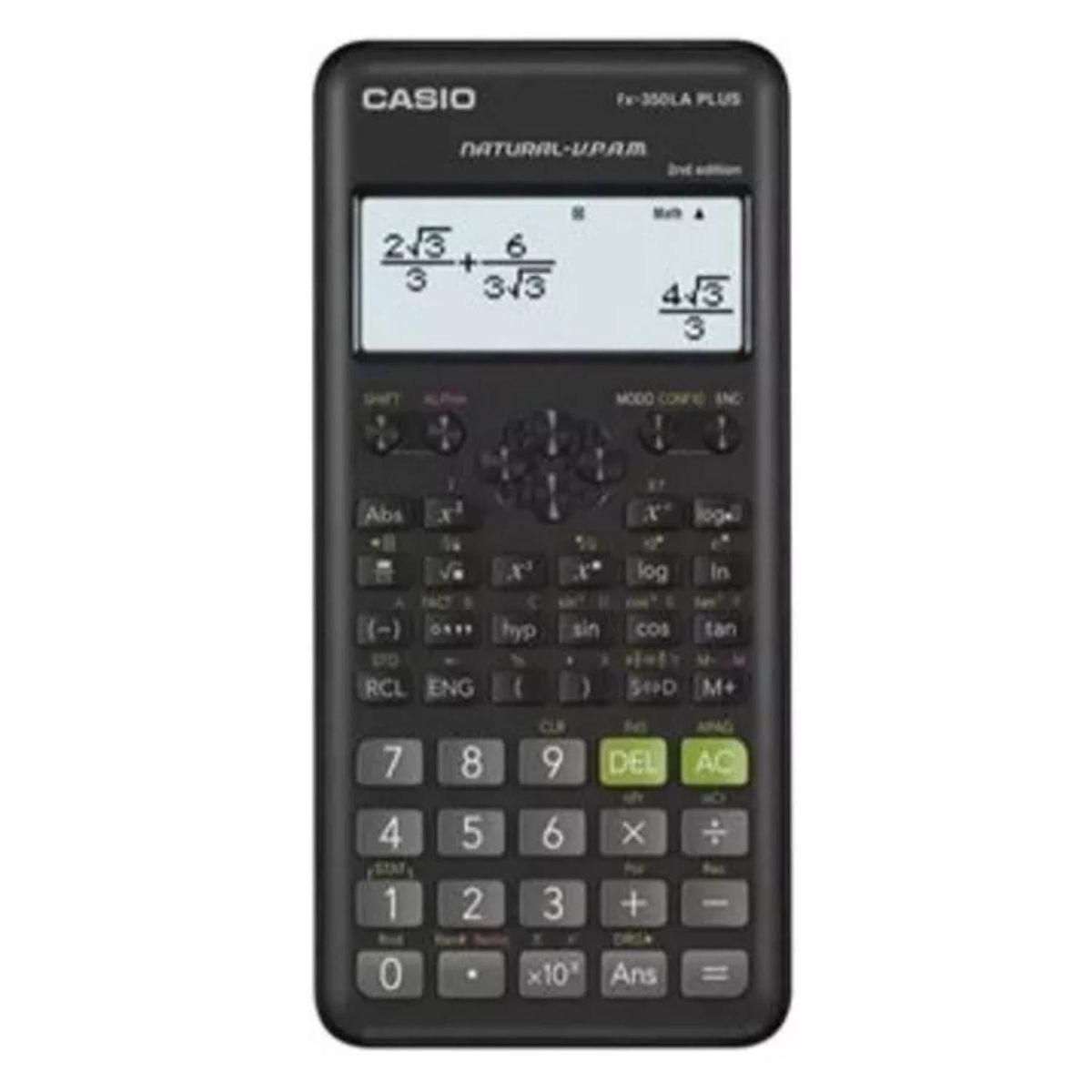 CASIO - Calculadora Científica Casio FX-350LA Plus 2da Edición - Negro