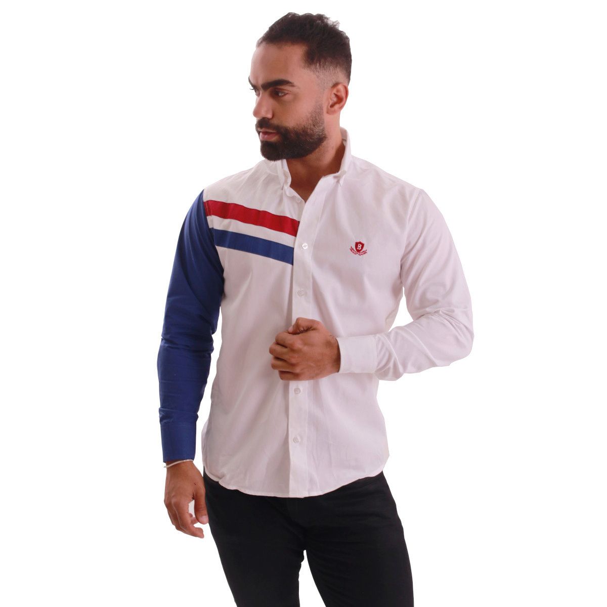 GENERICO - Camisa Manga Larga Piero Biani AlgodÃ³n Hombre