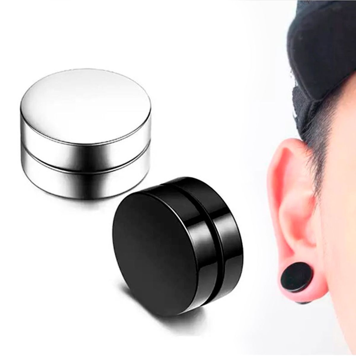 GENERICO - Arete 10mm Acero 316L Magnético X2