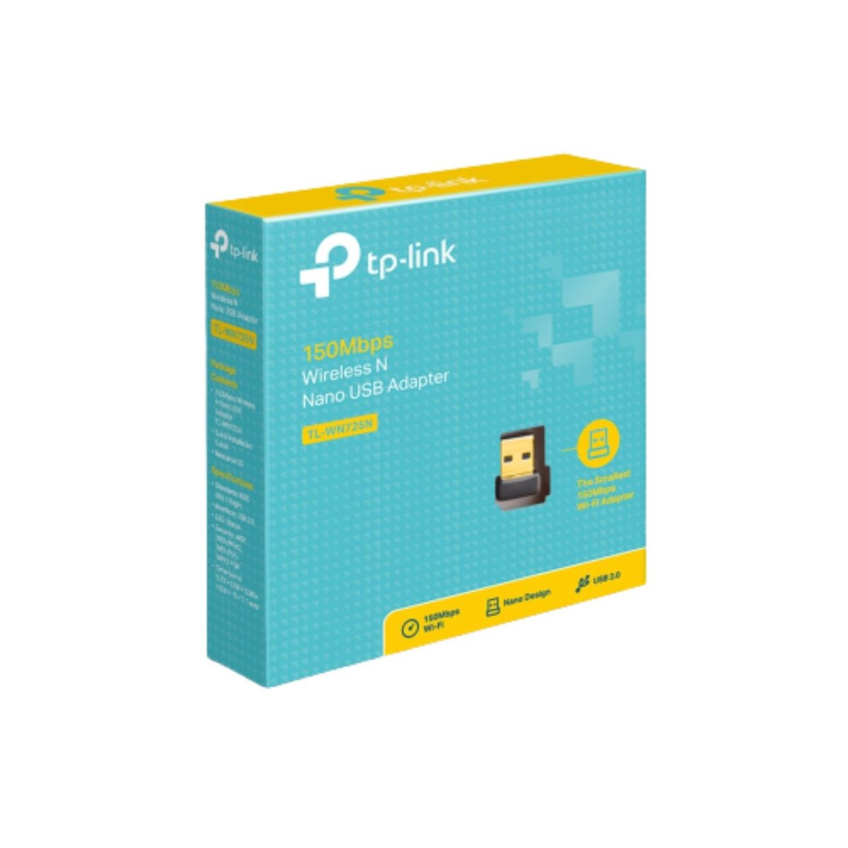 TP LINK - Adaptador Nano Usb Tp-Link Tl-Wn725n Inalambrico 150Mbps