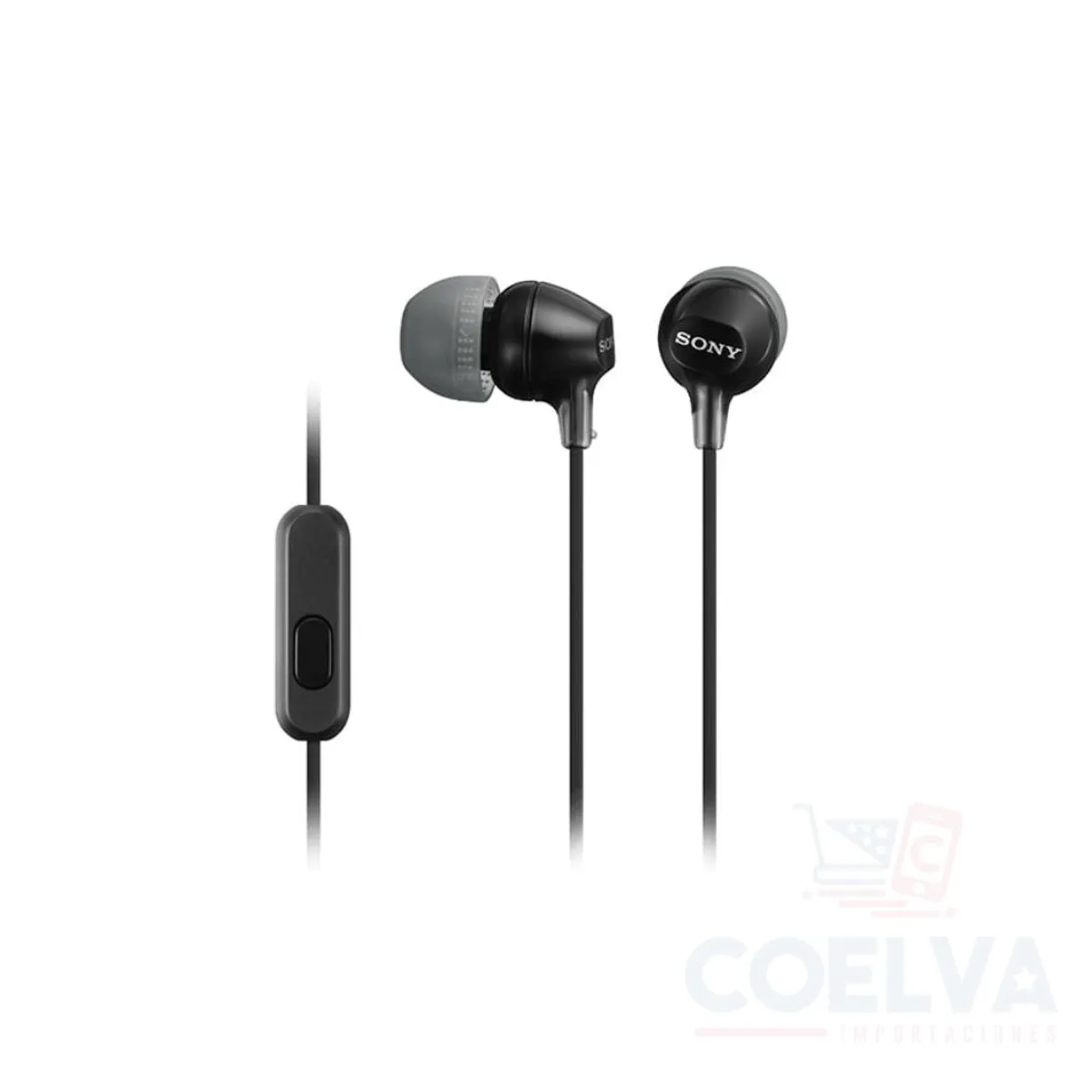 SONY - Sony MDR-EX15AP Headphone Stereo With Microphone - Negro