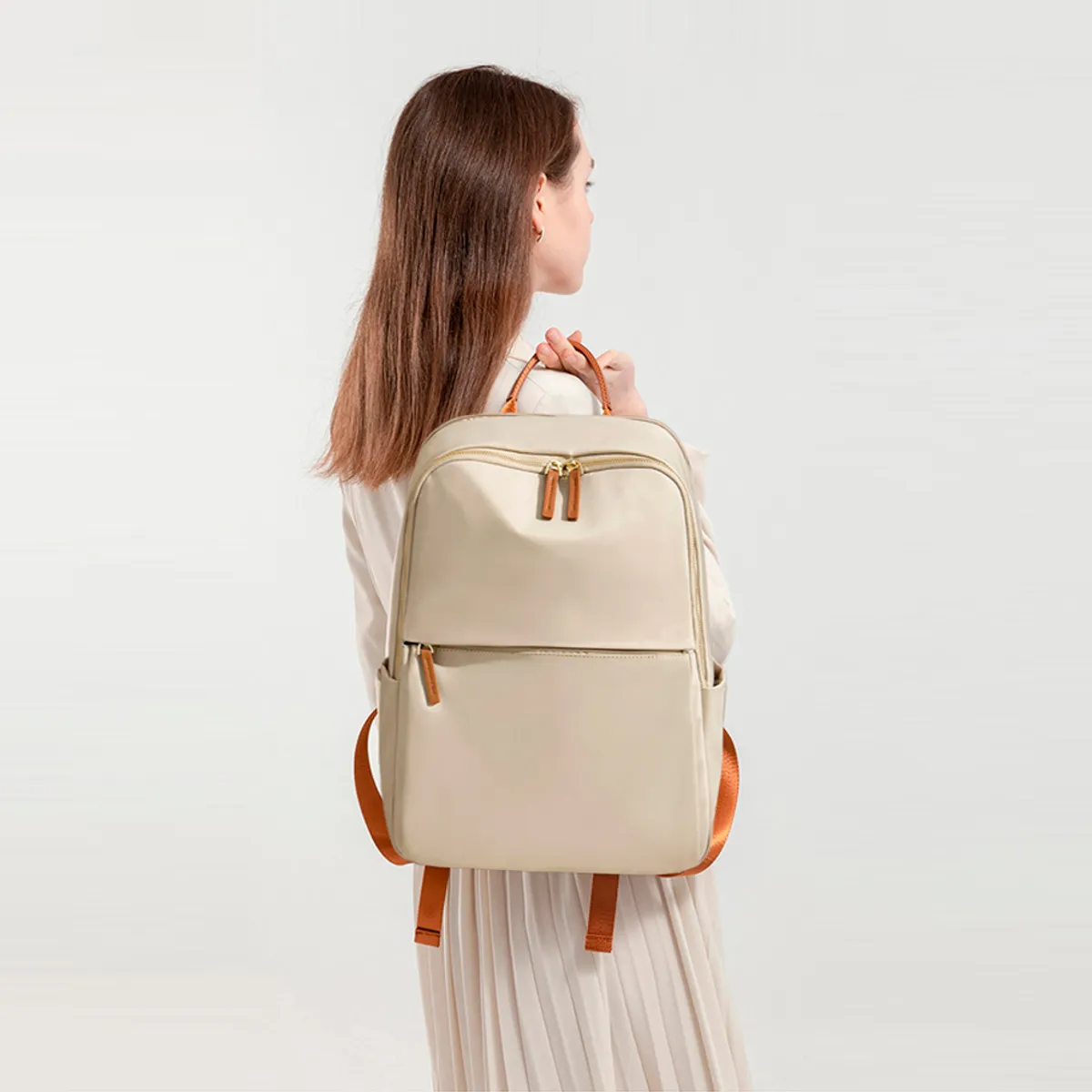 OEM - Mochila Brescia Portalaptop hasta 15.6 - Beige