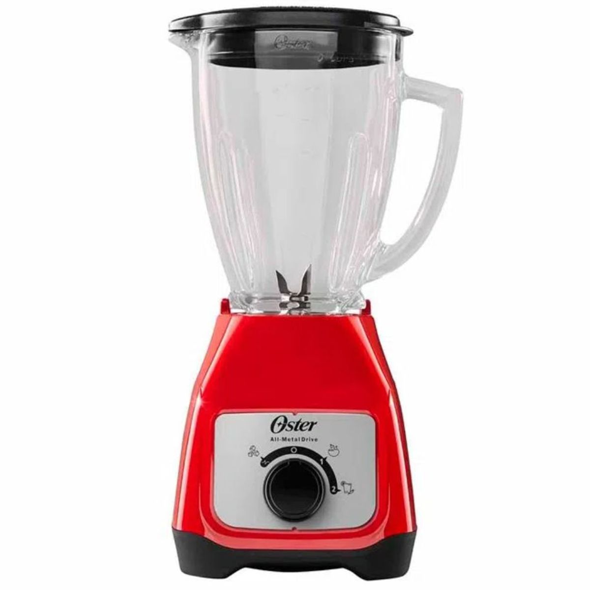 OSTER - Licuadora Oster 1,5 Lts vaso de vidrio y control perilla BLSTKAGRRD