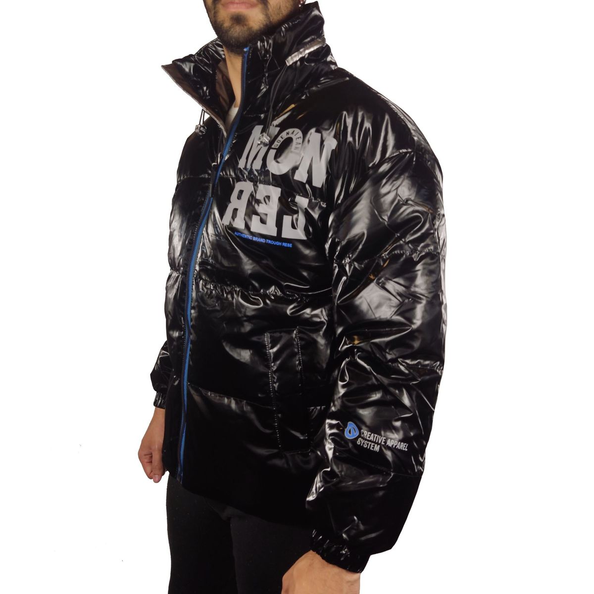 GENERICO - Casaca Hombre Térmica Brillo MSBAO 5509 - Negro