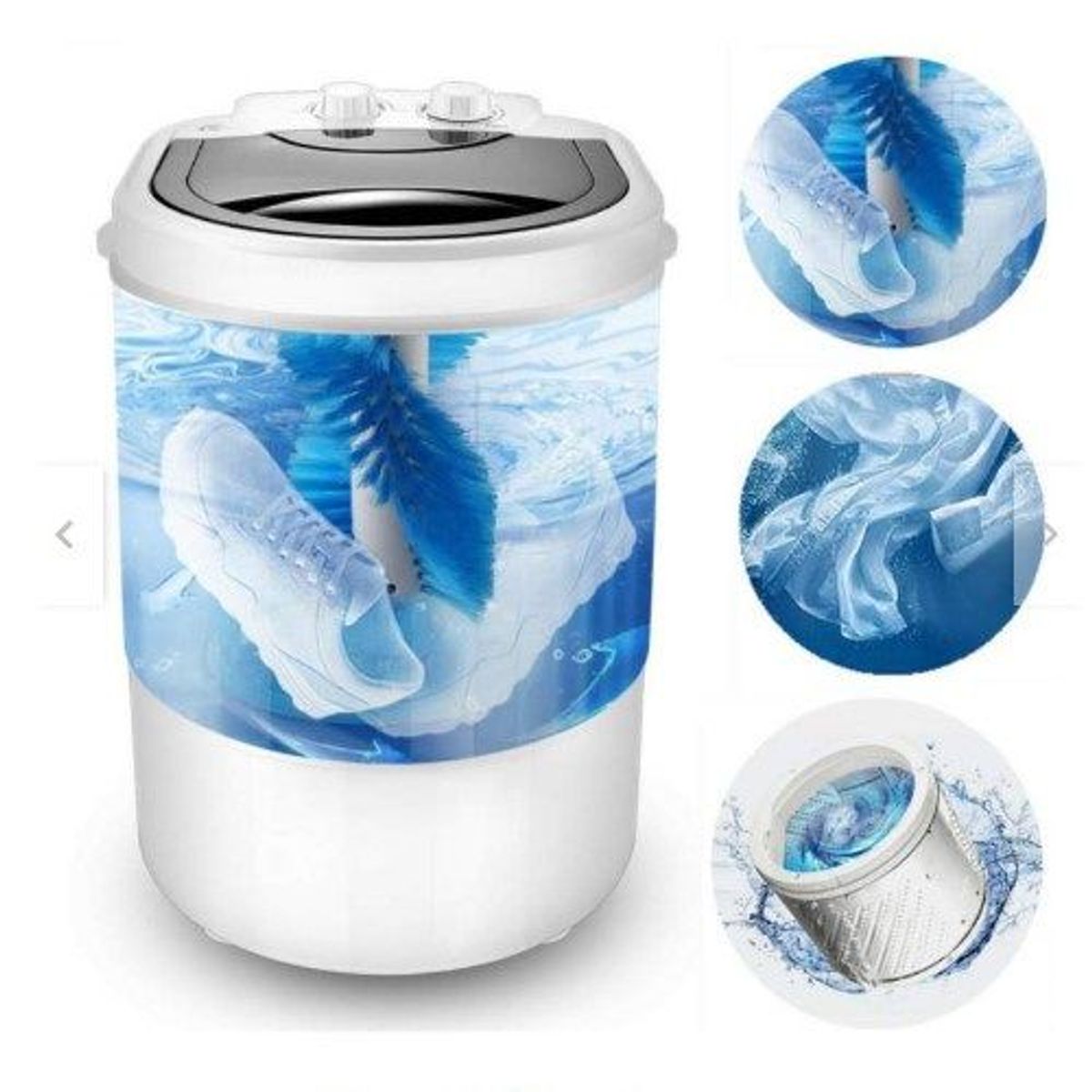GENERICO - Mini Lavadora Eléctrica Portátil zapatillas