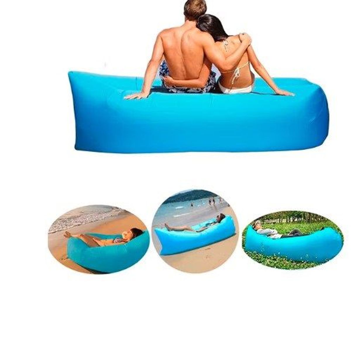 GENERICO - Hamaca inflable tipo sofa