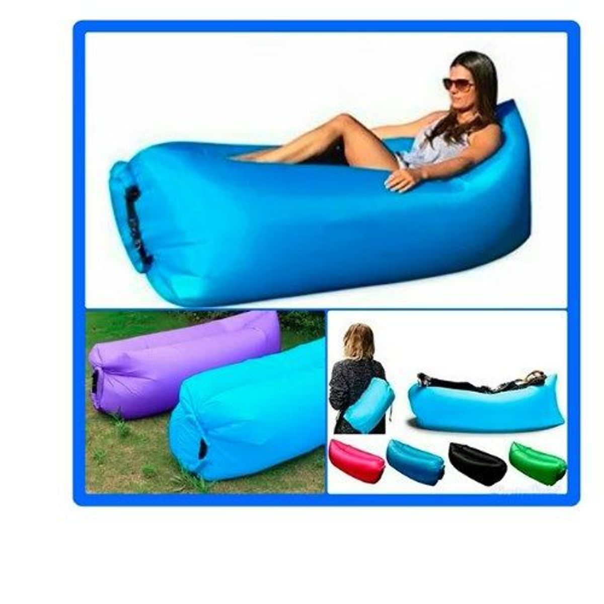 GENERICO - Hamaca inflable tipo sofa