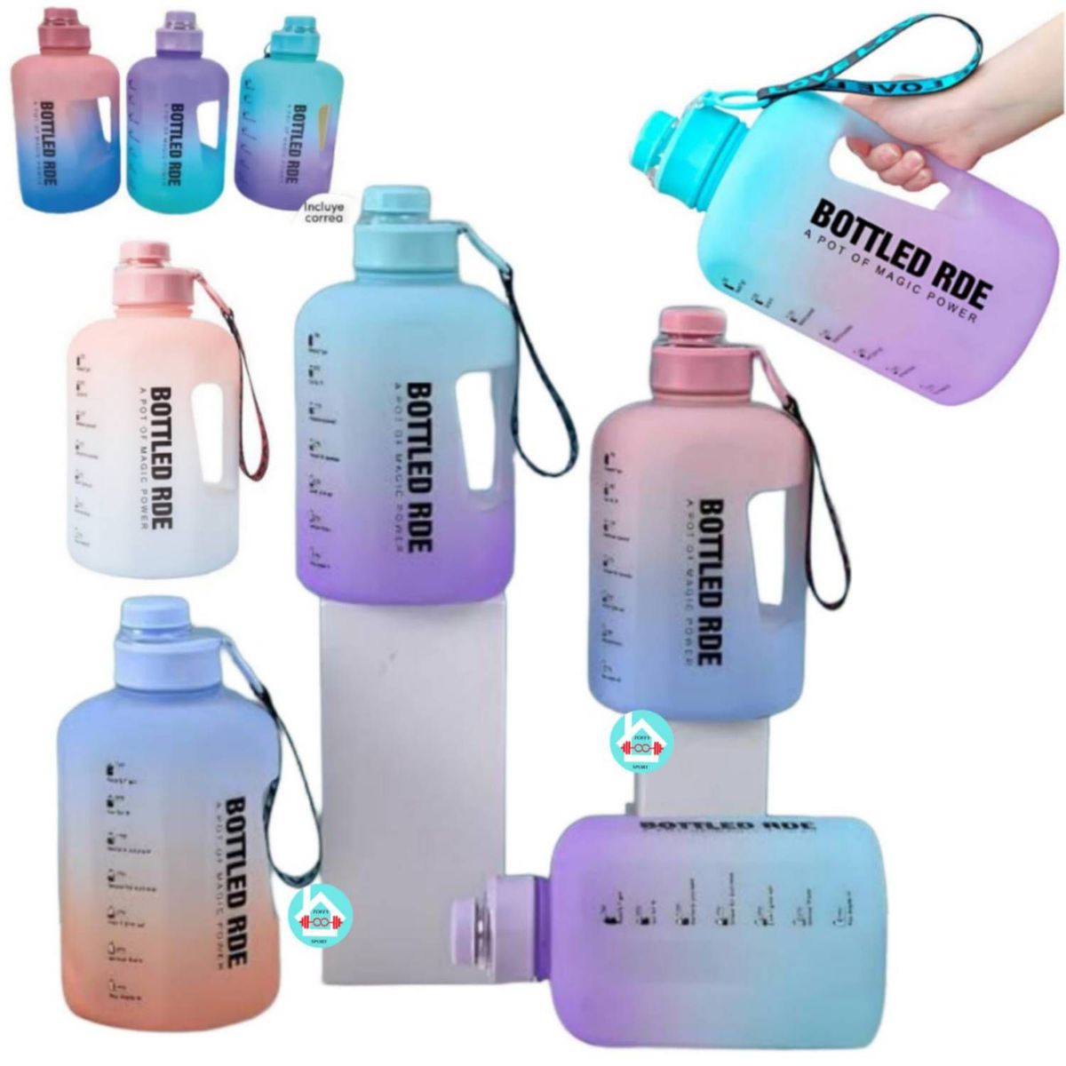 GENERICO - Tomatodo portatil grande 2 LITRO