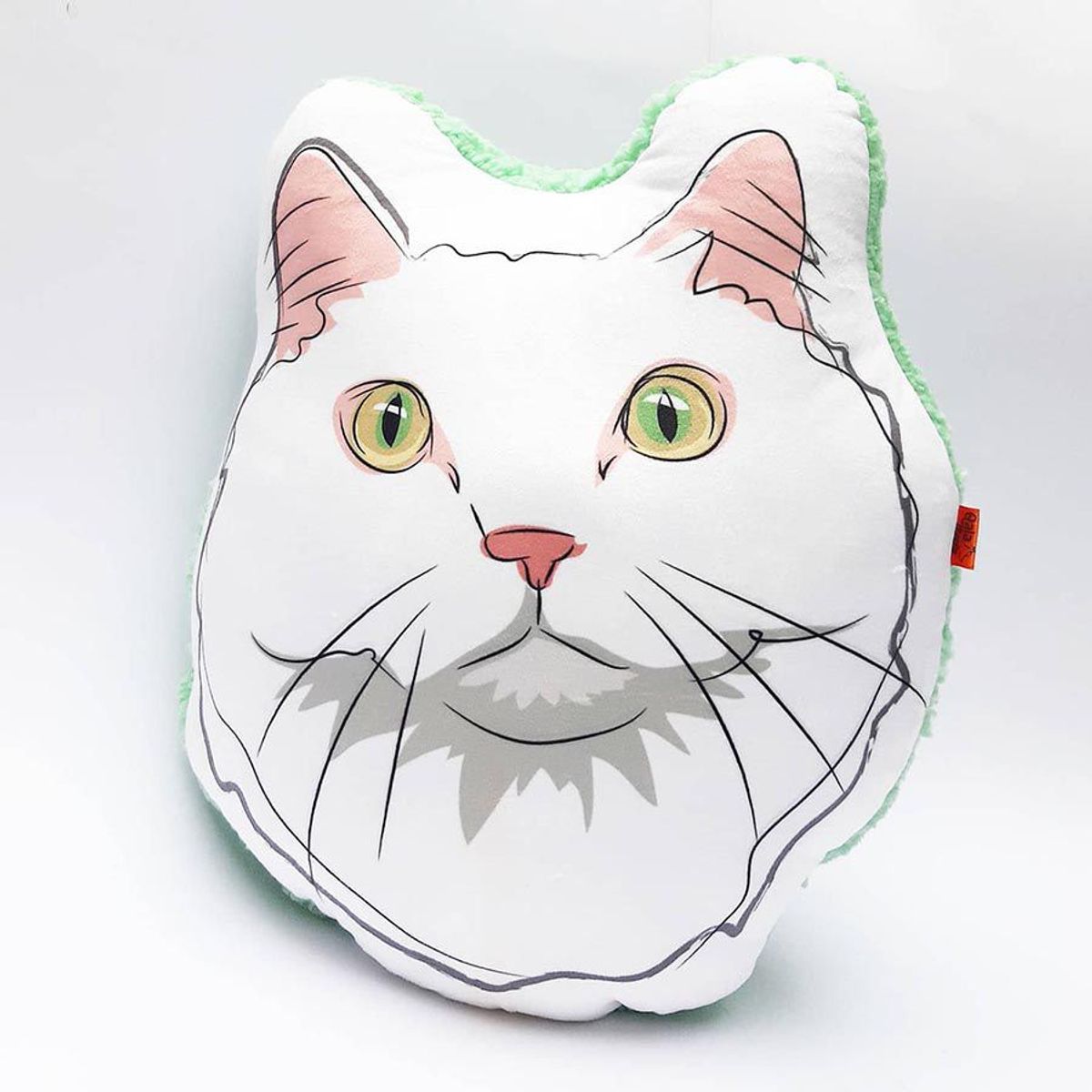 QALA DISEÑO - Almohada Decorativa - Qala Diseño - Gato Blanco