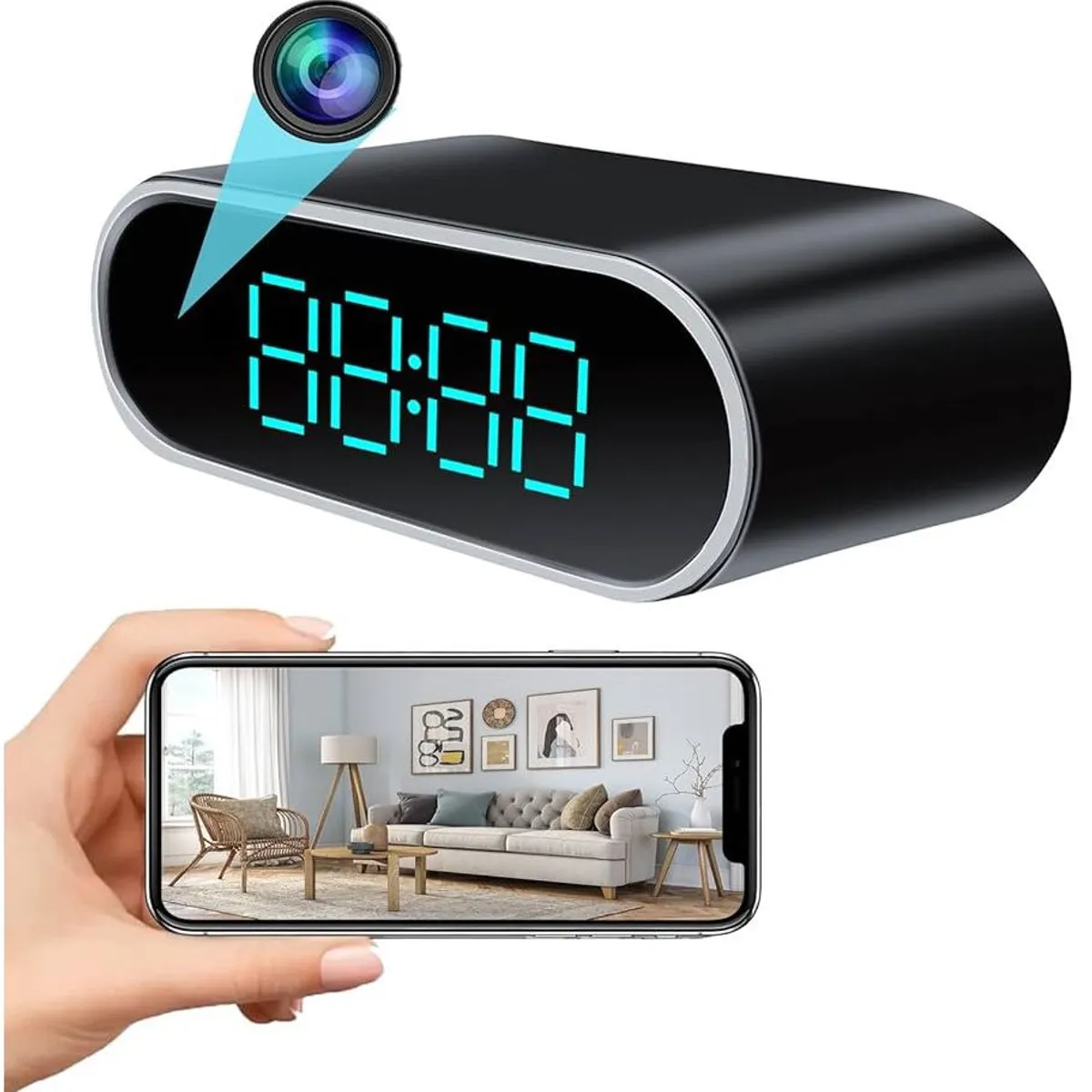 OEM - Camara Reloj Espia Wifi - Solumatica - Nocturna en Vivo Para Celular