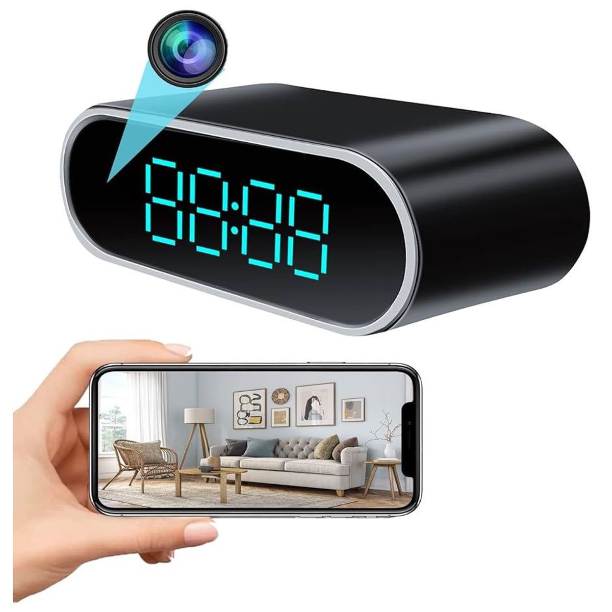 OEM - Camara Reloj Espia Wifi - Solumatica - Nocturna en Vivo Para Celular