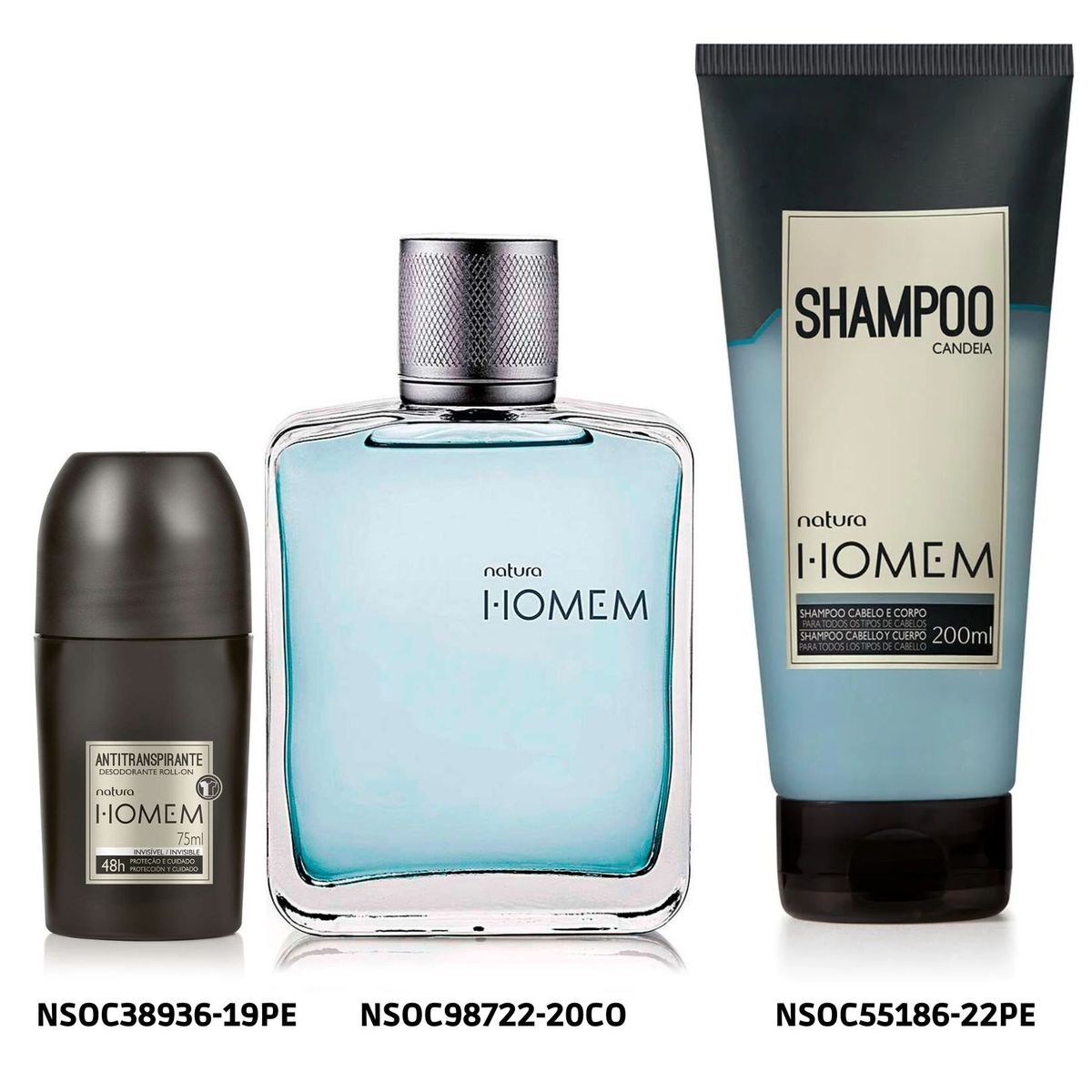 NATURA - Set de Hombre Homem Clásico Eau de Toilette Cuidado Integral