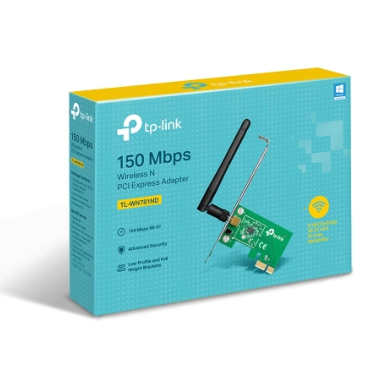 TP LINK - Adaptador Pci Express Inalambrico Tp-link Tl-wn781nd 150mbps