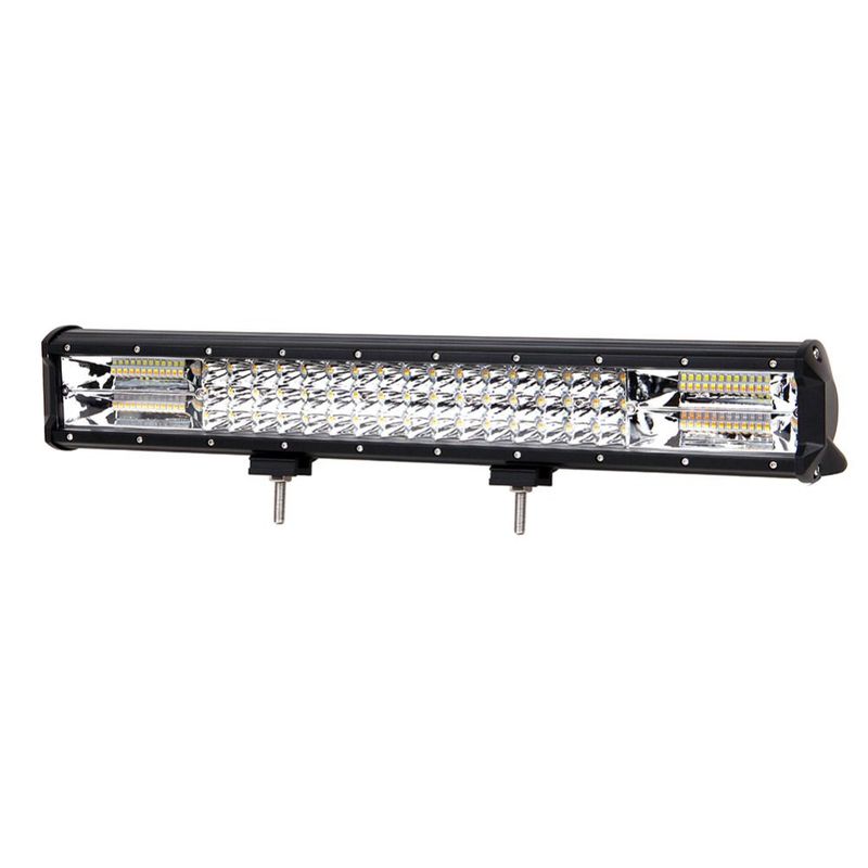 GENERICO - Barra Led 50cm Neblinero Dual Blanco  Ambar 4f 288w