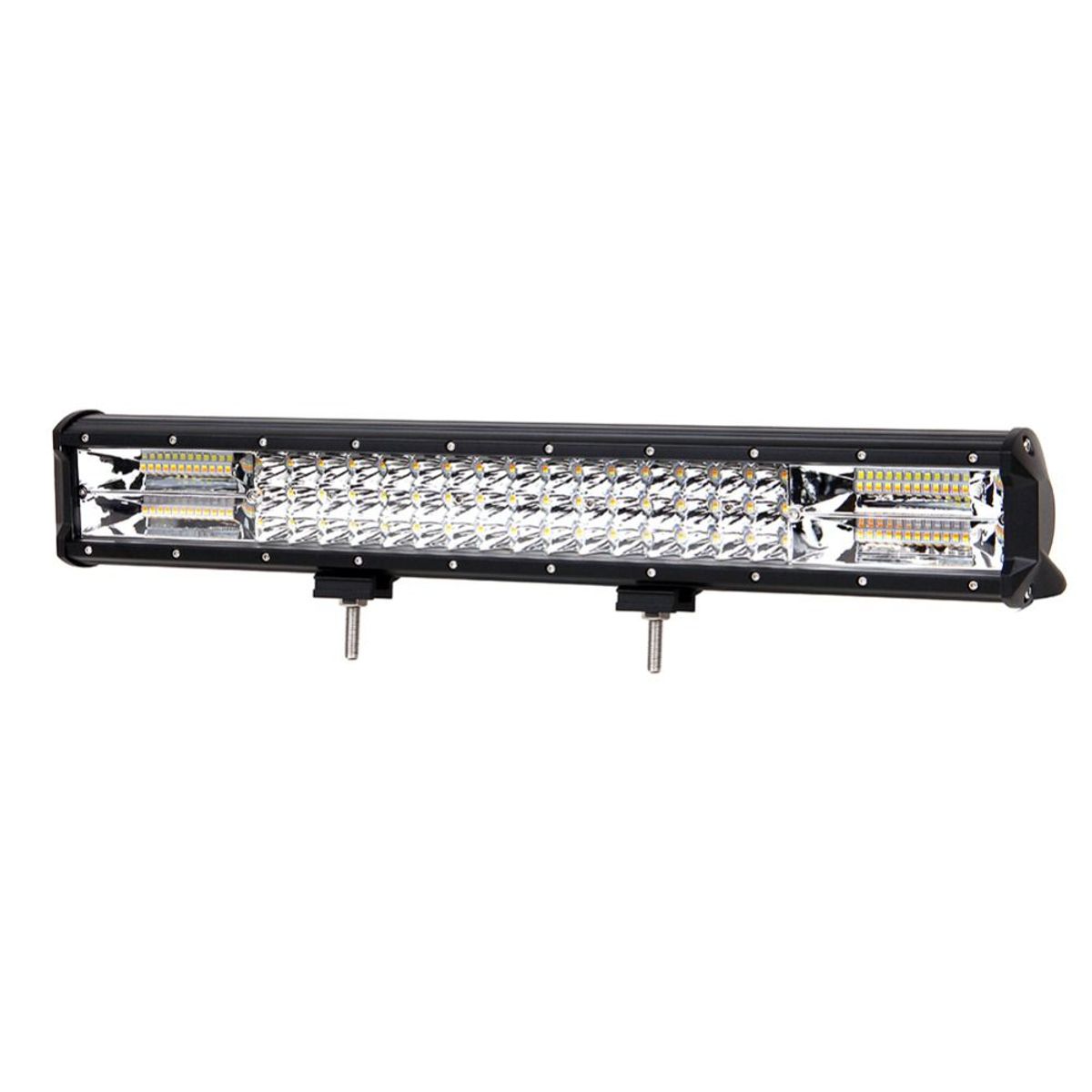 GENERICO - Barra Led 50cm Neblinero Dual Blanco  Ambar 4f 288w