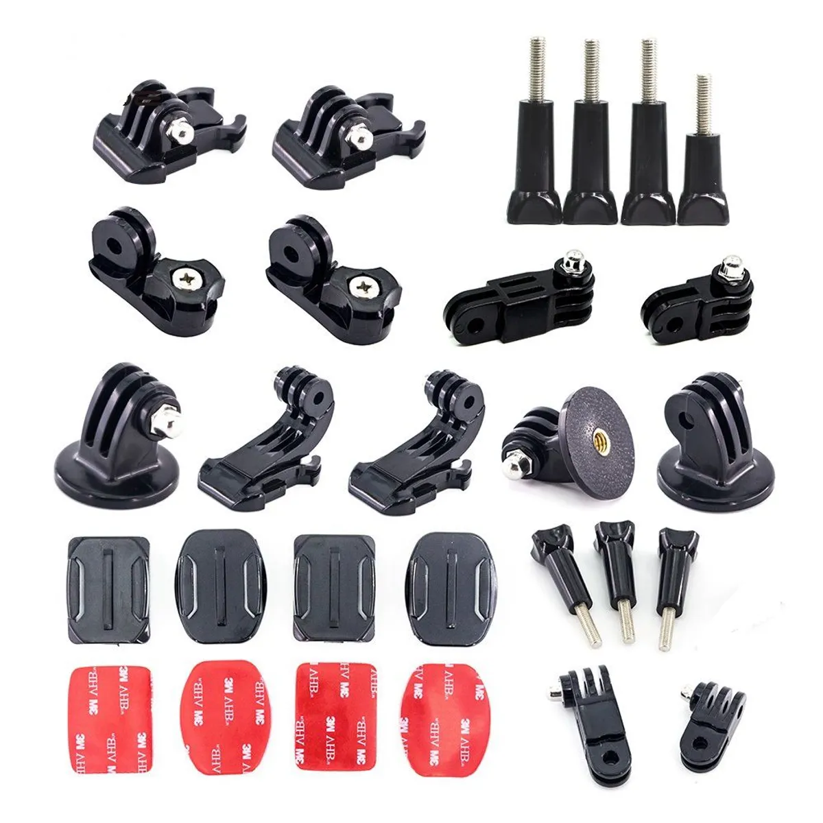 OEM - Kit  Accesorios para Cam deportivas gopro - Solumatica - Set 28 piesas