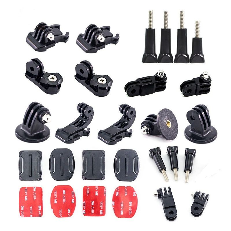 OEM - Kit  Accesorios para Cam deportivas gopro - Solumatica - Set 28 piesas