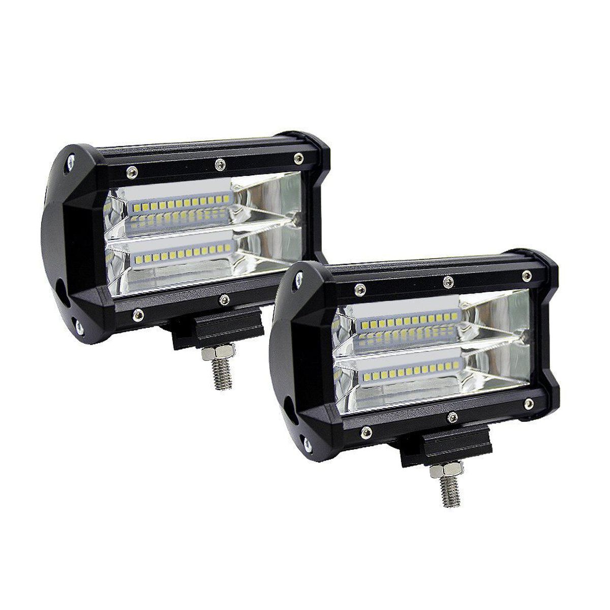 GENERICO - Barra Led Neblinero 72w 13cm Auto Camioneta Blanco