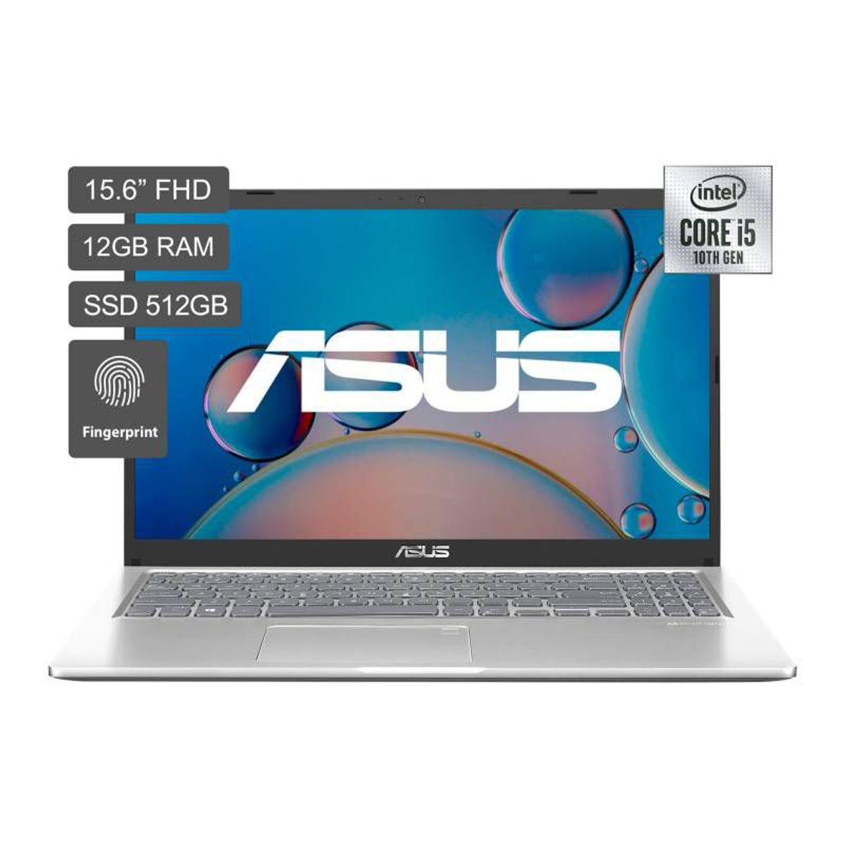 ASUS - Laptop Asus Ci5 X515JA-EJ3945W 12GB RAM 512GB SSD 15.6 FHD 10ma Generación - Plata