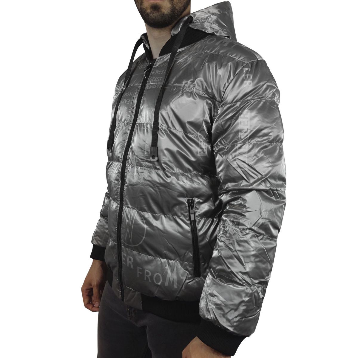 GENERICO - Casaca Hombre Térmica Brillo MSBAO 31716 - Plomo 