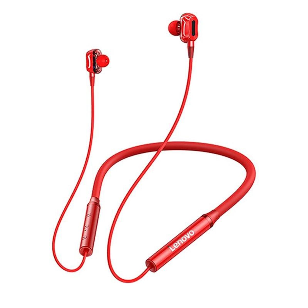 LENOVO - Audifono Bluetooth - Lenovo HE05 Pro - 15 Horas Rojo
