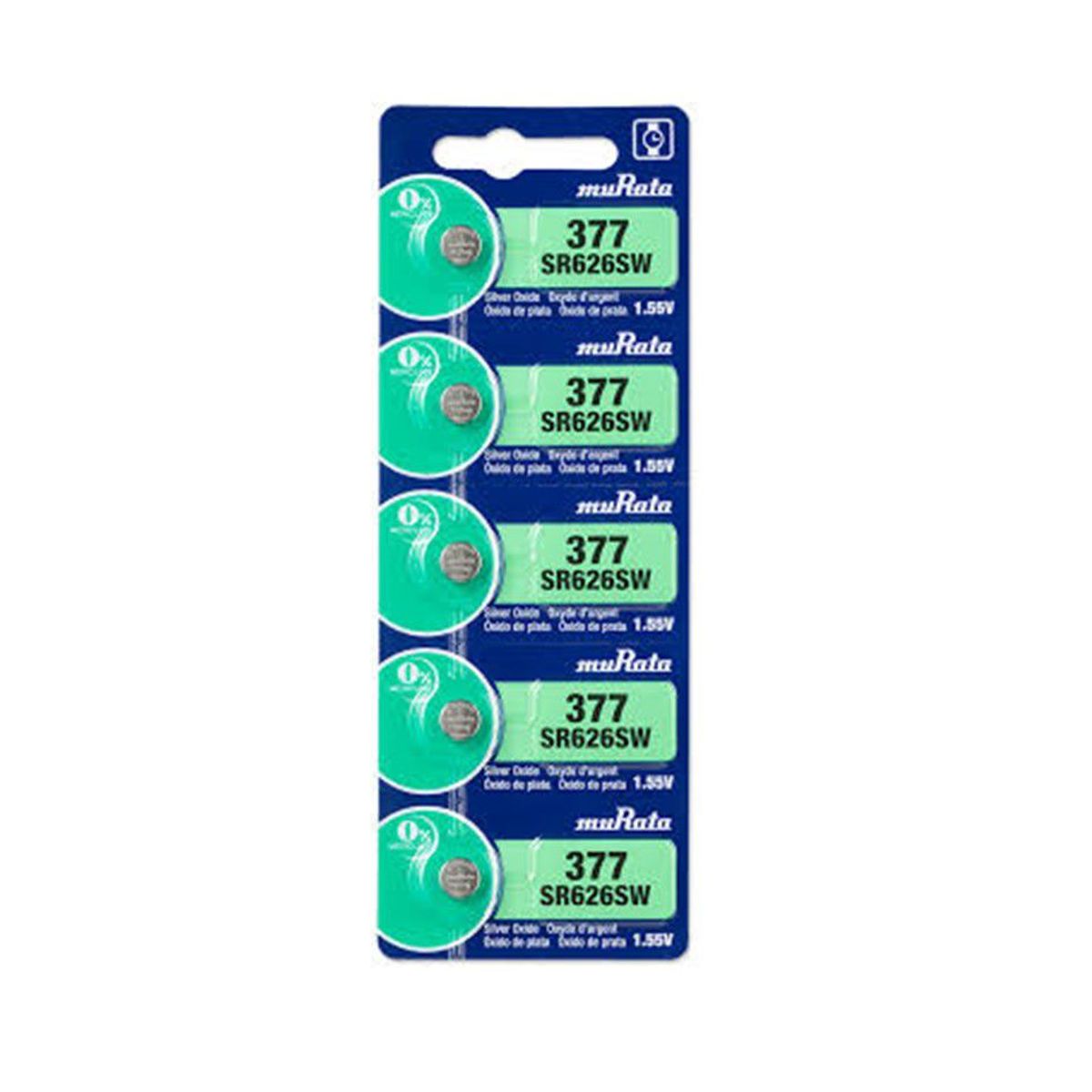 GENERICO - Pilas Boton Ag4 377 SR626SW Alcalina MURATA