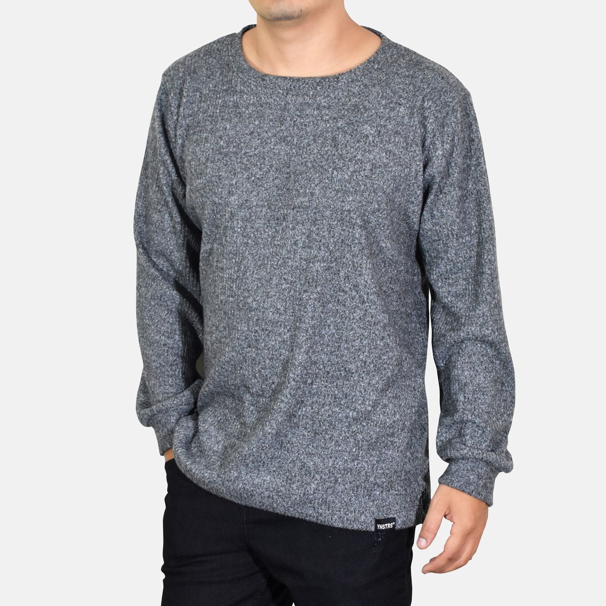 YONISTERS CLOTHING - Sueter Básico de Algodón Yonisters Clothing Melagne