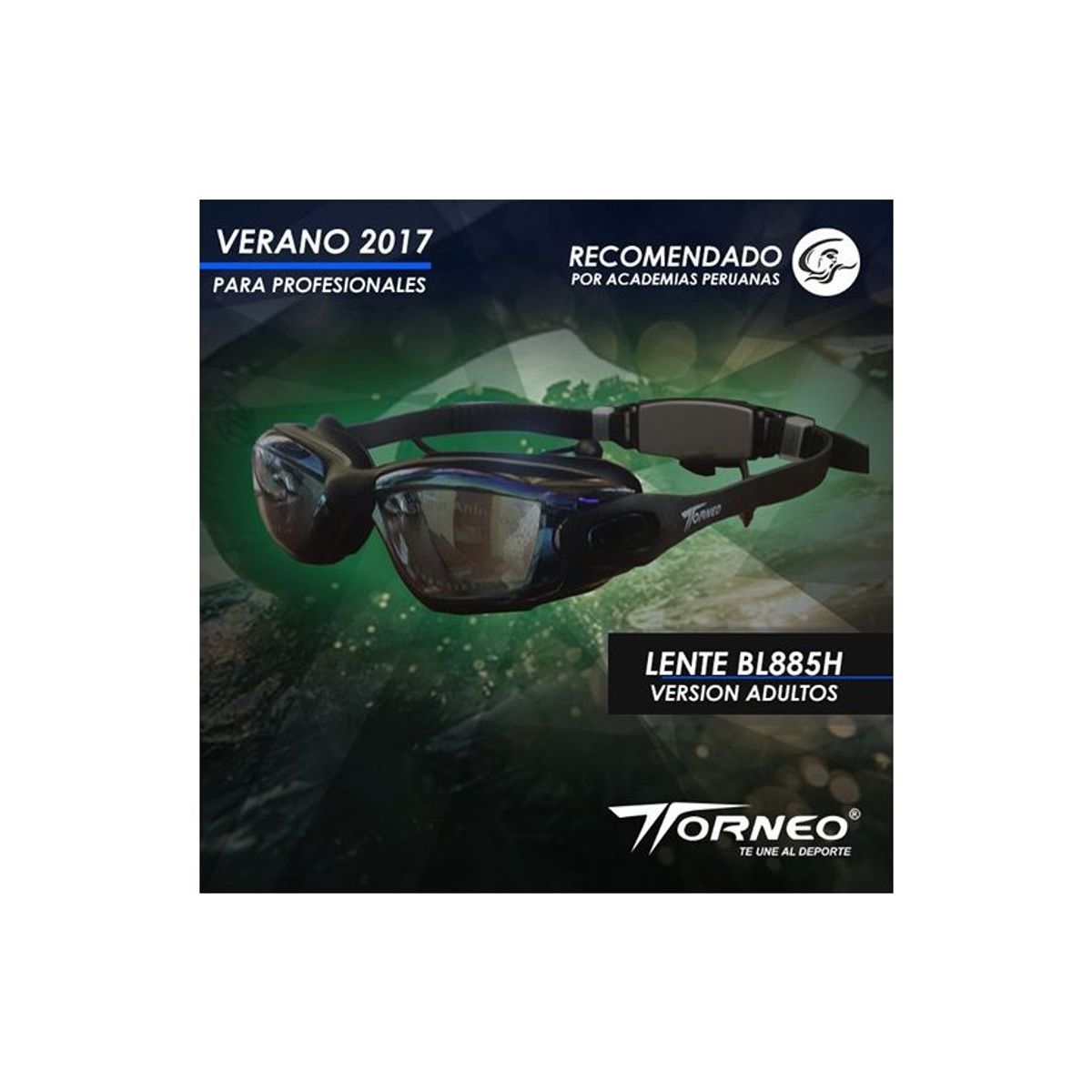 TORNEO - Lentes de Natación Torneo Negro