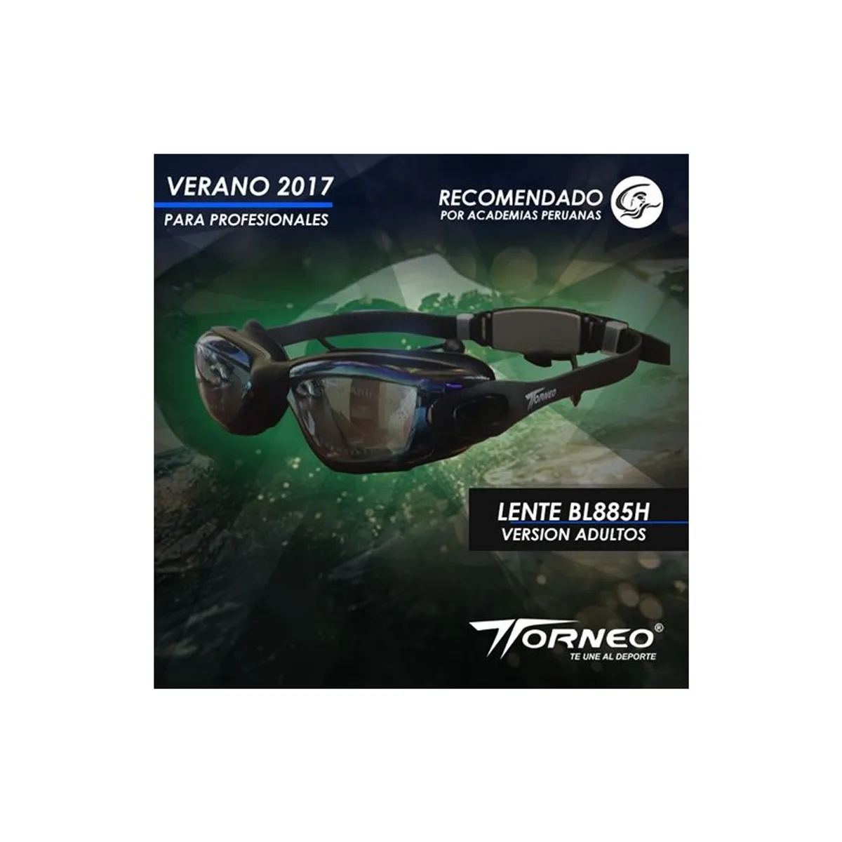 TORNEO - Lentes de Natación Torneo Negro