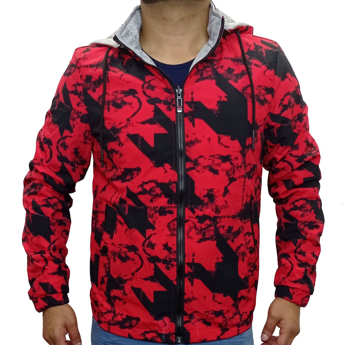GENERICO - Casaca Hombre Térmica Reversible Xian - Rojo