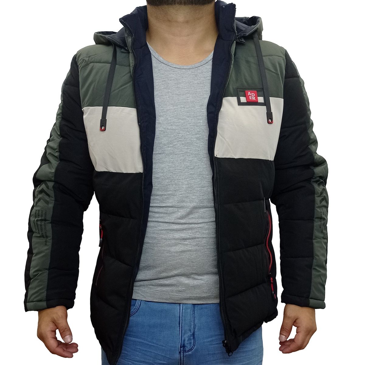 GENERICO - Casaca Hombre Térmica Reversible Ader - Verde