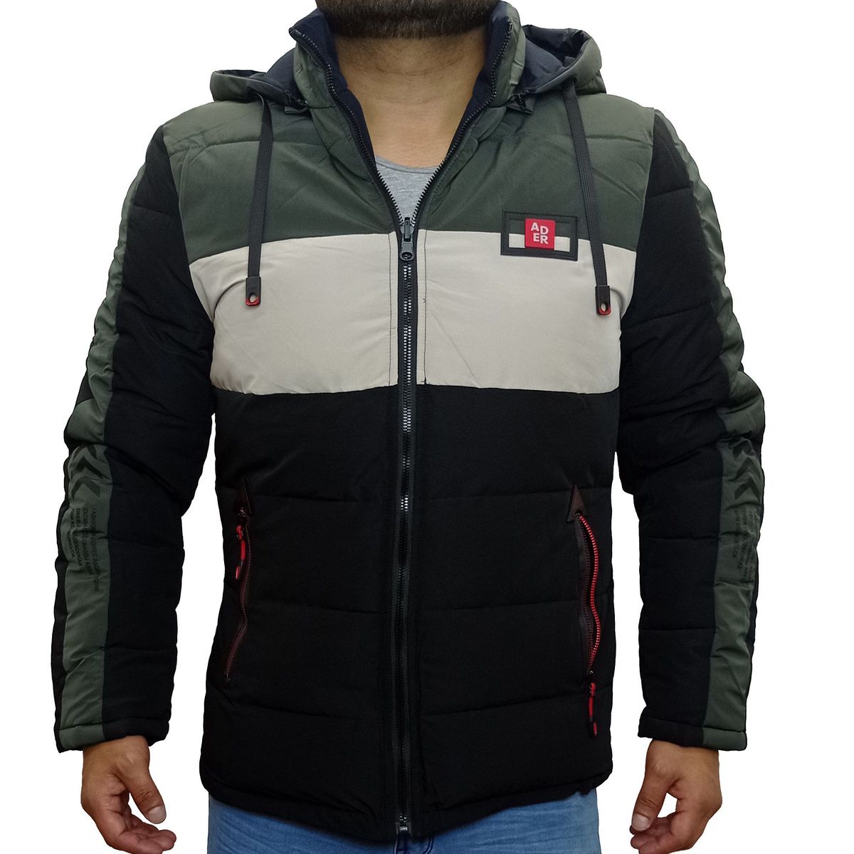 GENERICO - Casaca Hombre Térmica Reversible Ader - Verde