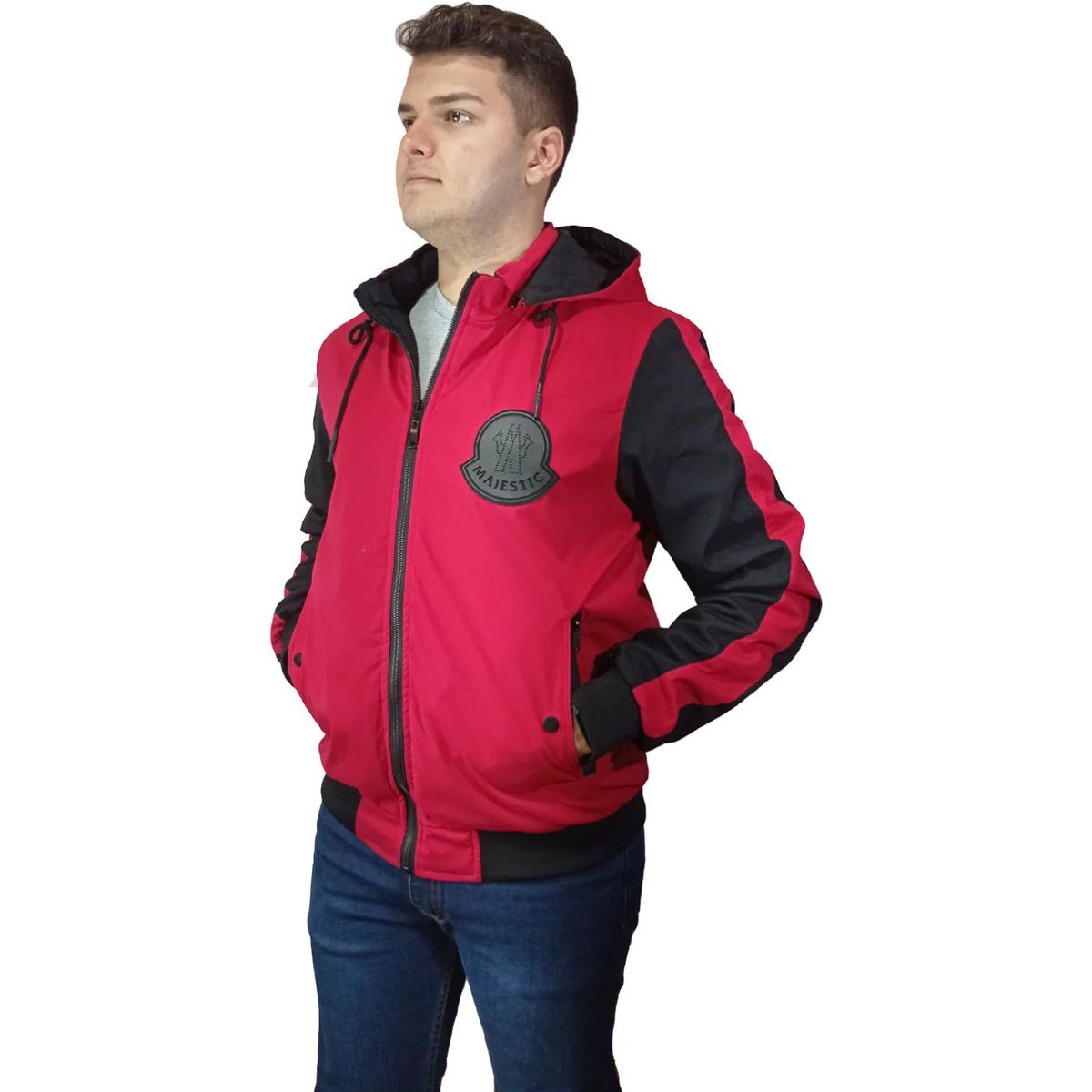 GENERICO - Casaca Hombre Térmica Reversible Xian - Rojo