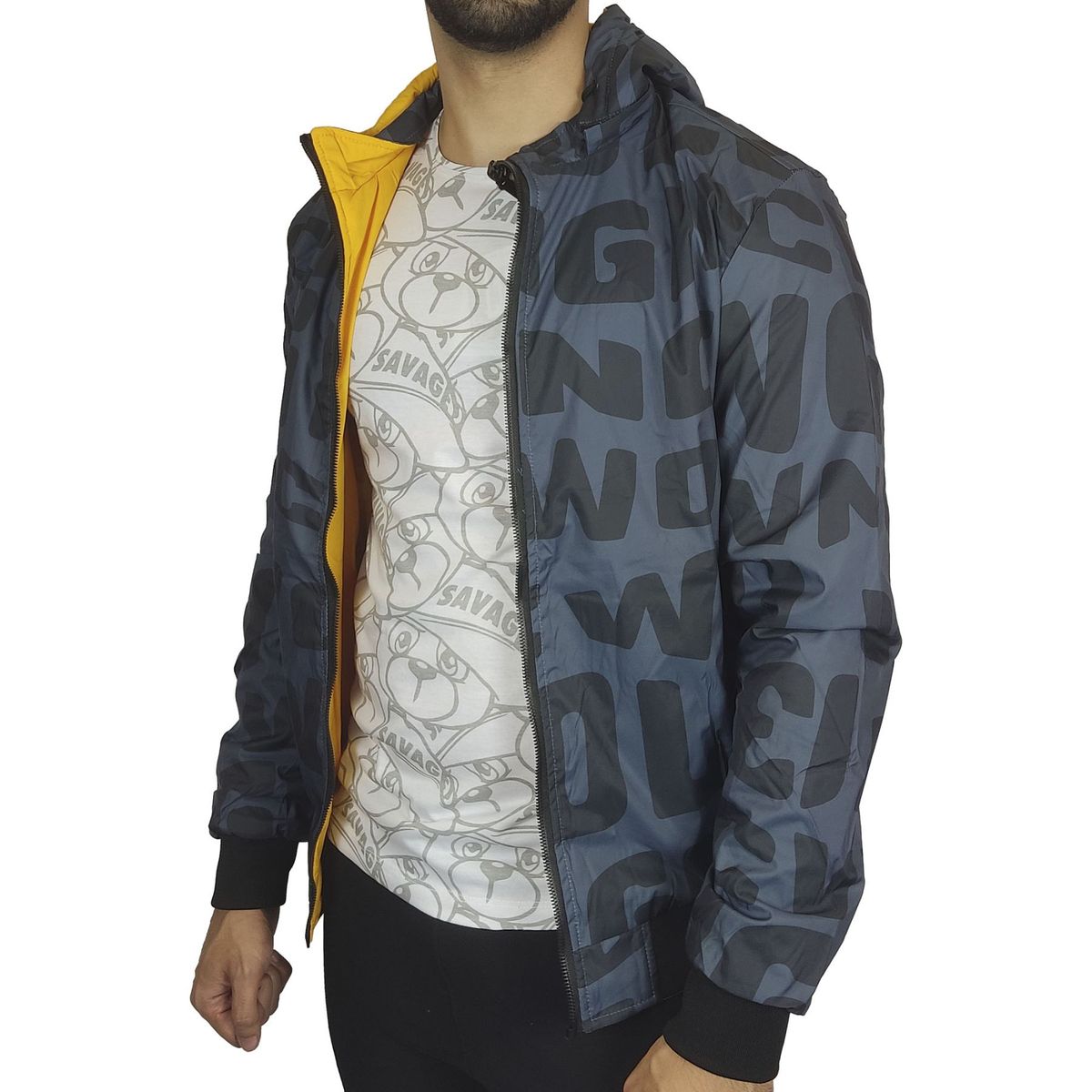 GENERICO - Casaca Hombre Térmica Reversible Xian - Gris