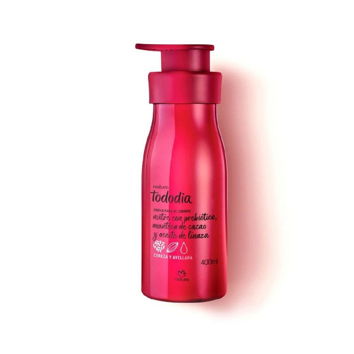 NATURA - CYBER Natura - Crema hidratante corporal cereza y avellana 400ml