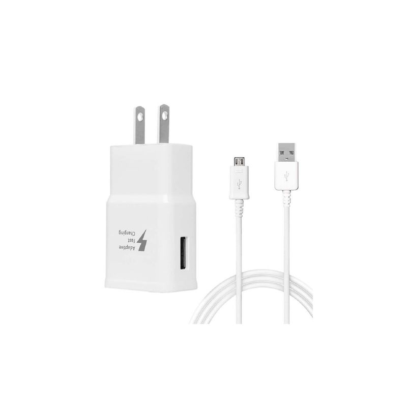 OTTOWARE - Cargador Samsung para s6s7 note4 con cable V8 Caja