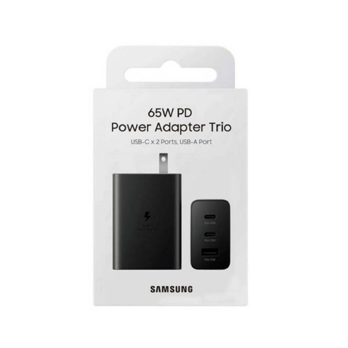 OTTOWARE - CARGADOR SAMSUNG 65W TRIPLE ENTRADA      PARA S23