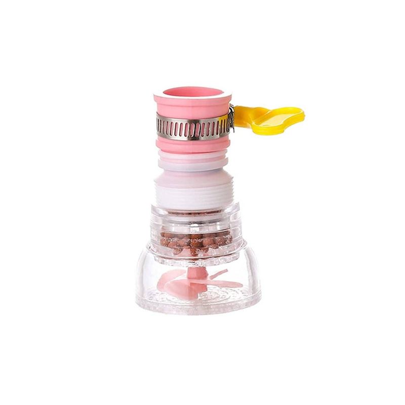 GENERICO - Filtro Extensor de Caño Ajustable para Ahorro de Agua Rosado