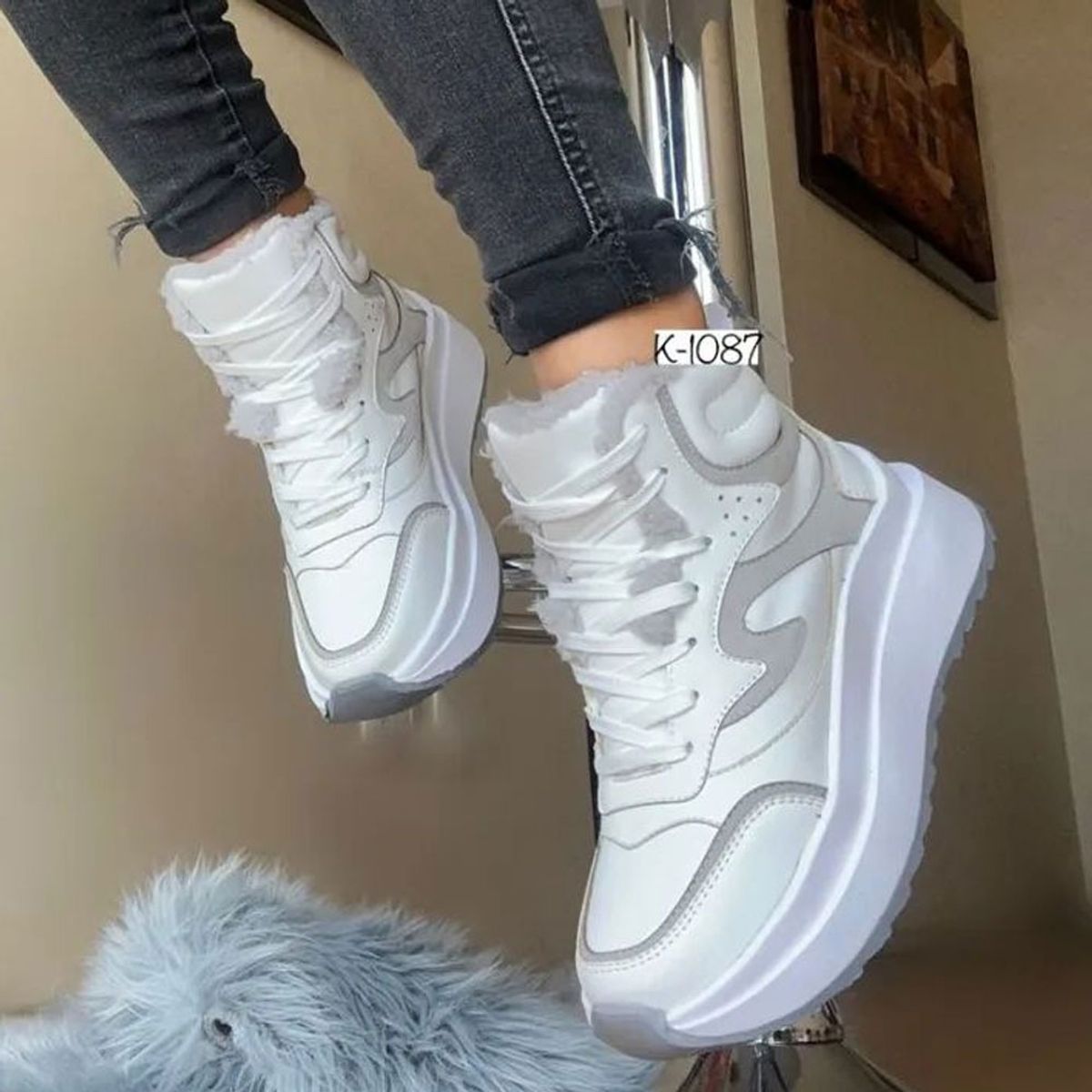 MAGDALENA SHOES - ZAPATILLA MUJER 829 BLANCO