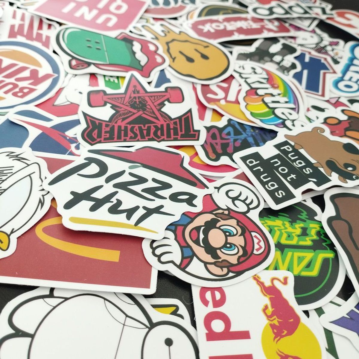 OEM - Stickers Pack 100 Unidades - Solumatica - Modelos Variados