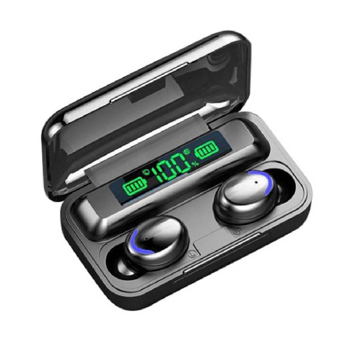 GENERICO - AUDIFONO BLUETOOH F9 CON BATERIA PORTATIL