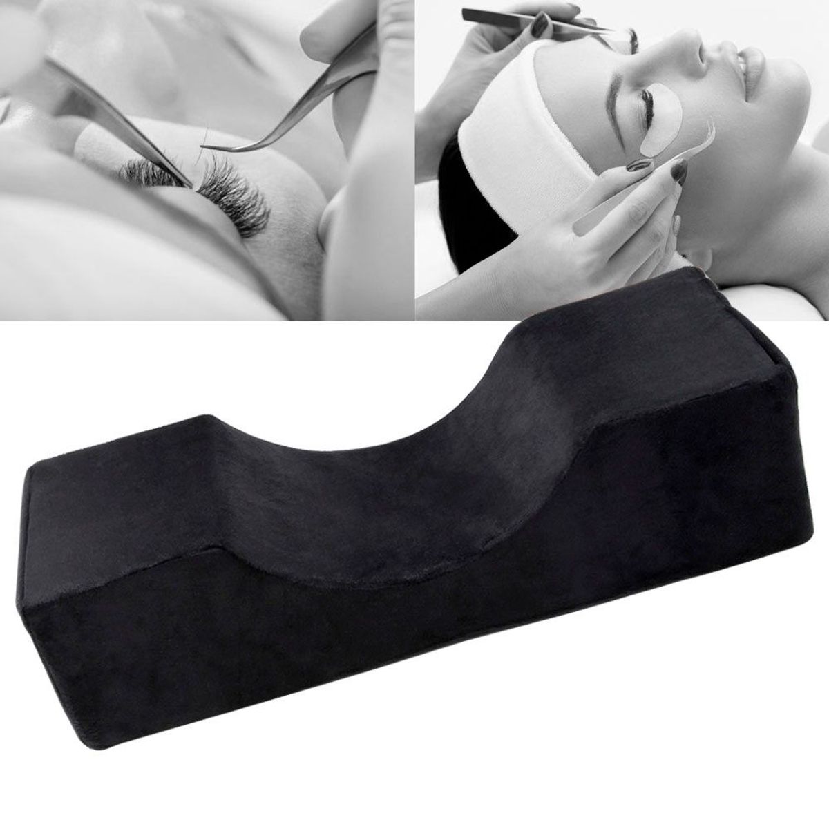 PERUMASSAGE - Almohada para Maquillaje Pestañera Spa Soporte Cervical