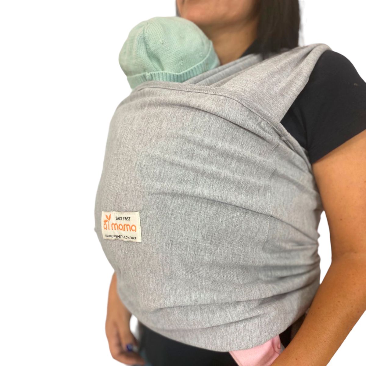 AIMAMA - Fular Pre Armado color Gris