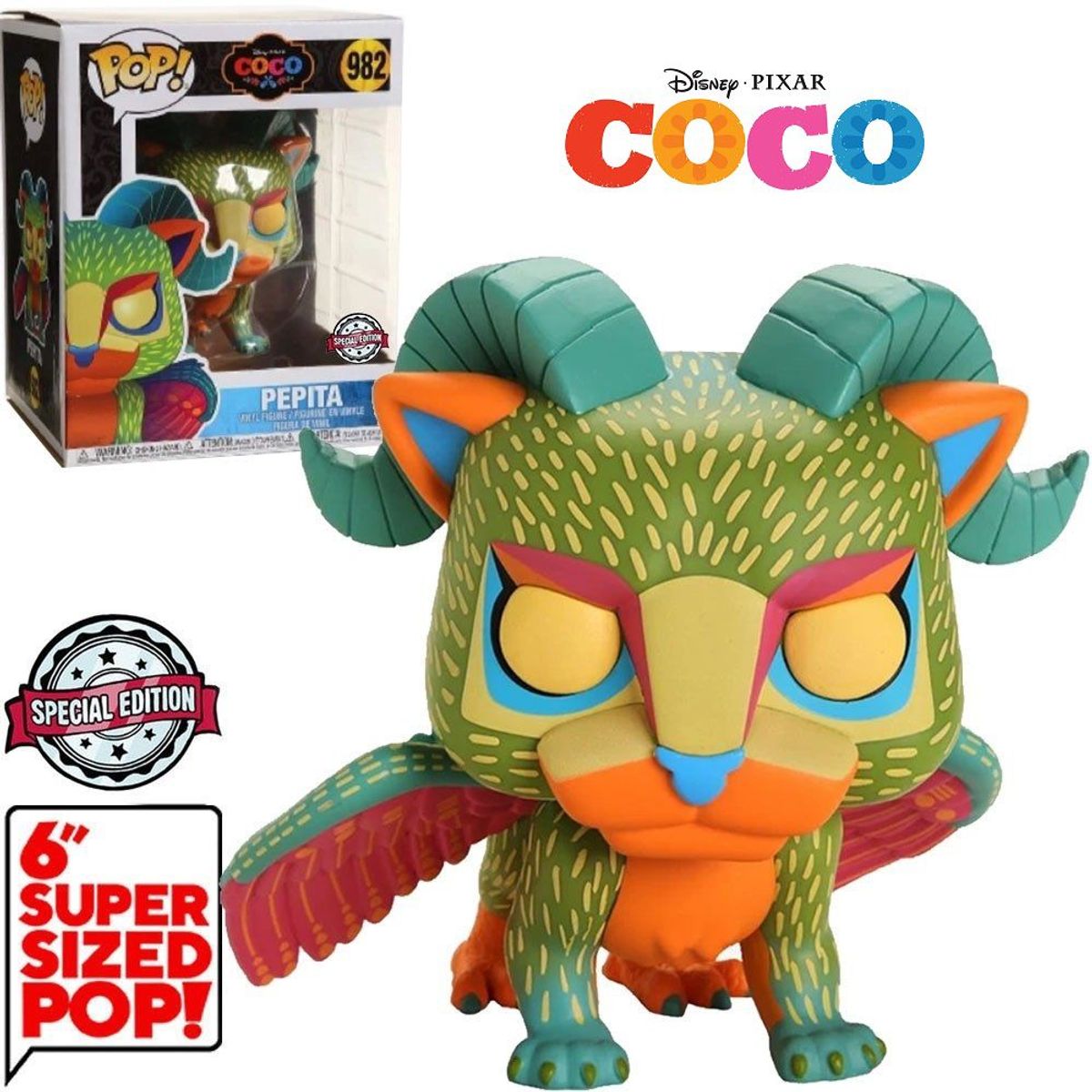 FUNKO - Funko Pop Pepita alebrije Imelda - Disney Coco Brilla Glows