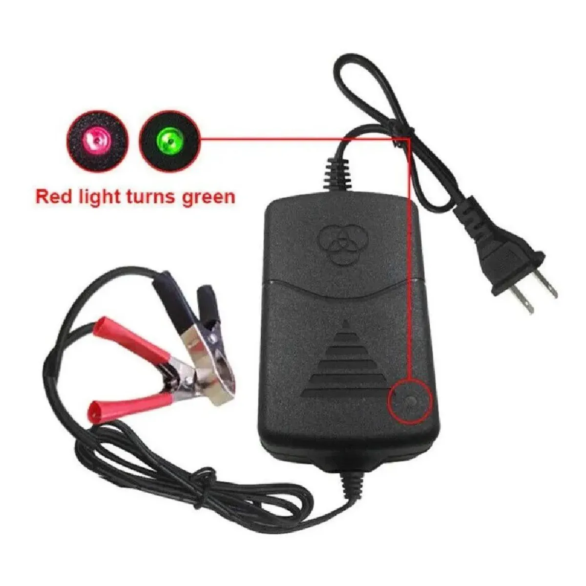 GENERICO - Cargador batería para carro auto moto cuatrimotos - Hosal