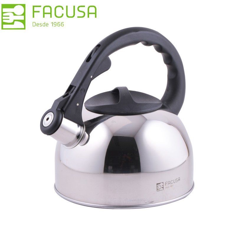 FACUSA - Tetera Acero Inoxidable  Facusa de 2.5 litros con Silbador