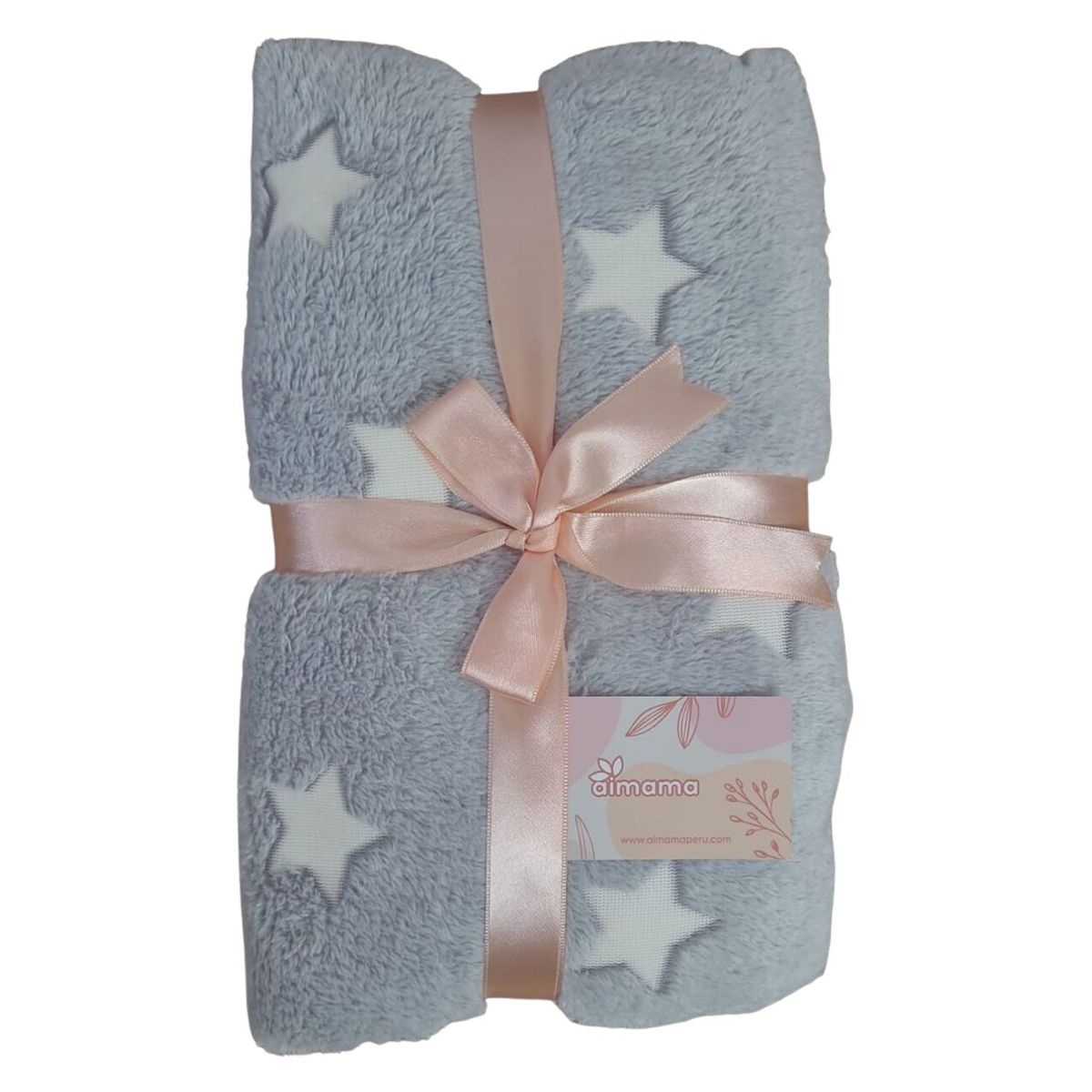 AIMAMA - Manta Luminosa Gris AIMAMA Diseño Estrella