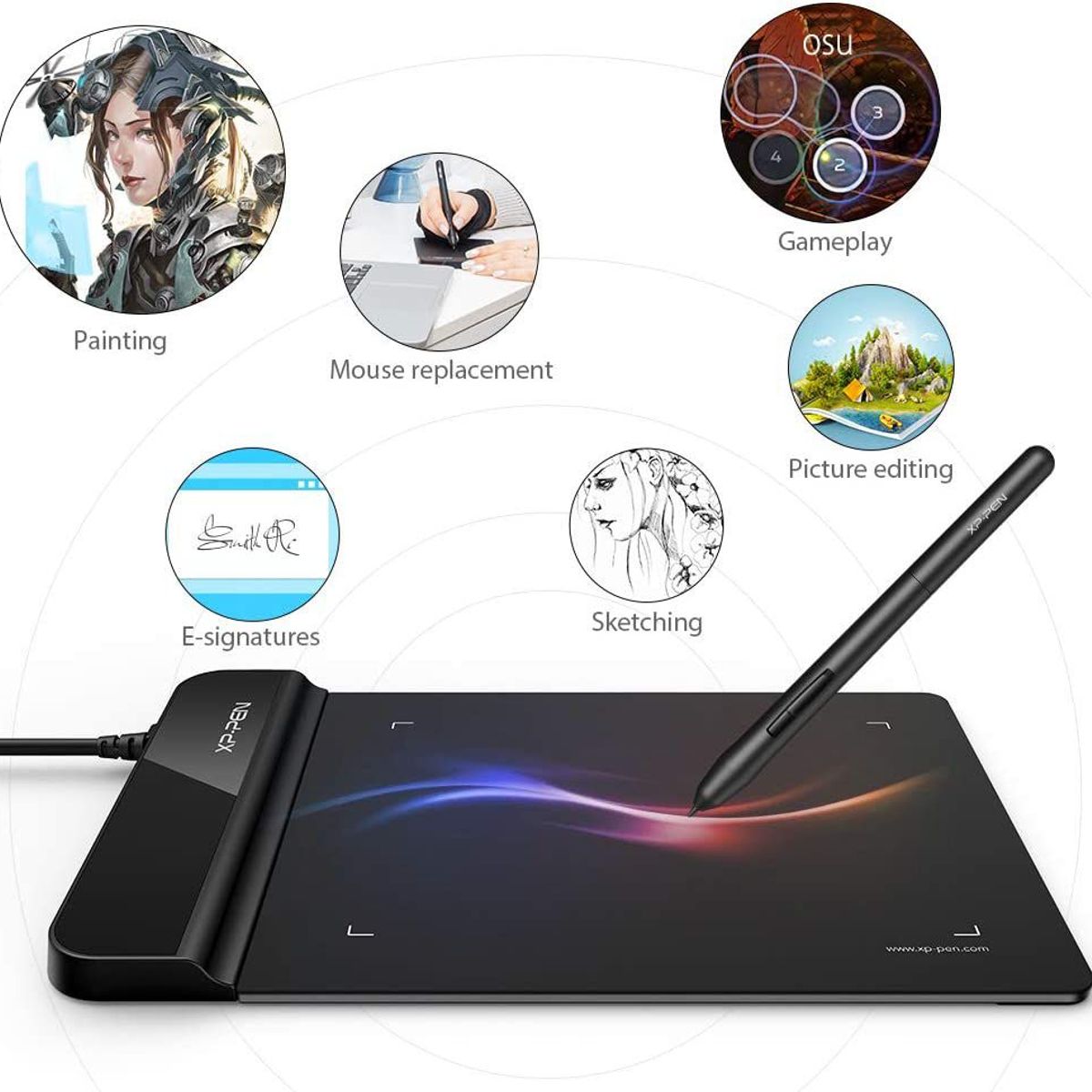 XP PEN - Tableta Grafica  XP-PEN G430S no wacon no huion