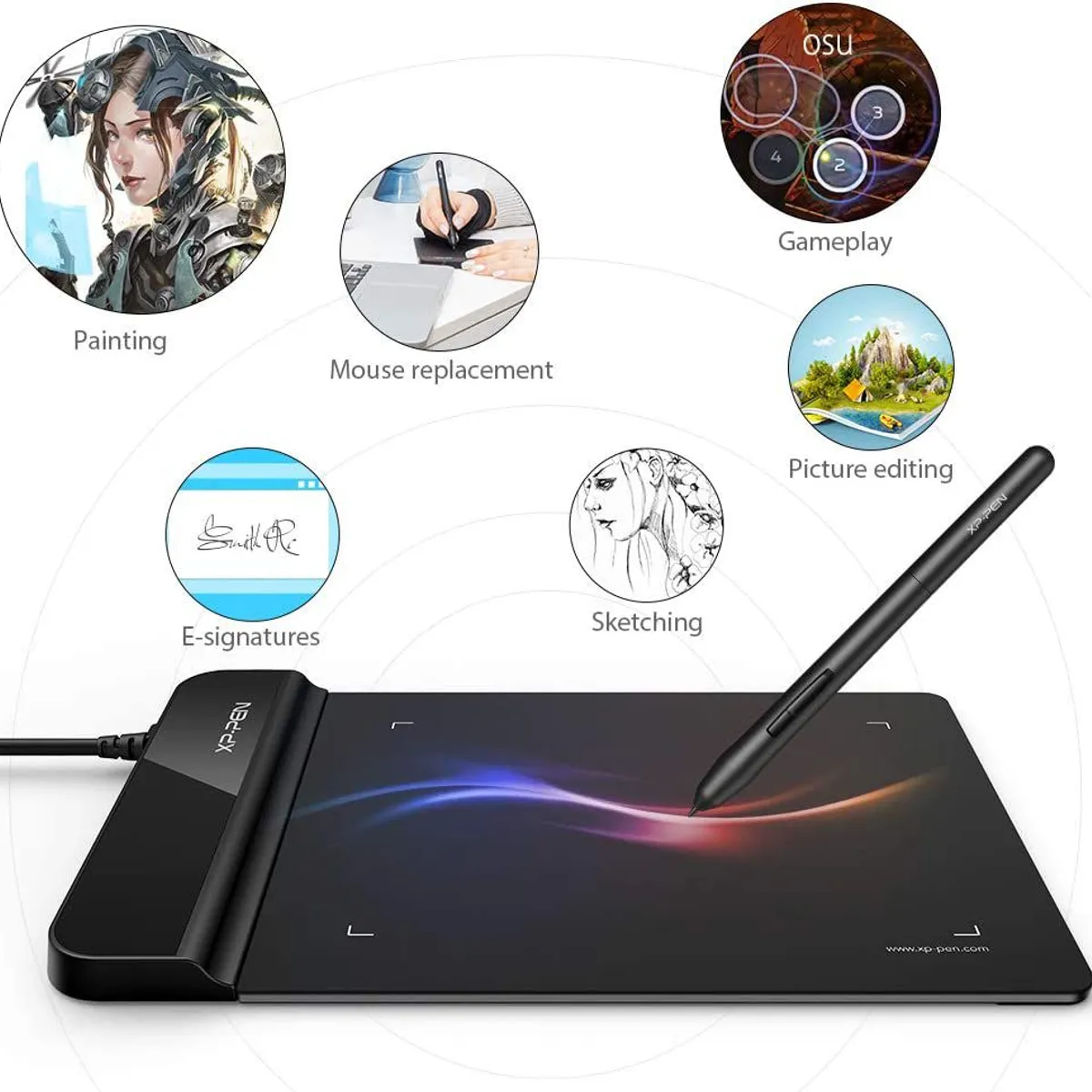XP-PEN - Tableta Grafica Digital  XP-PEN G430S no wacon no huion